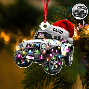 Custom Car Photo Acrylic Ornament For Christmas TH10 894439