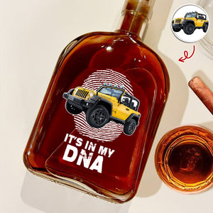 Custom Photo Car Is My DNA Whiskey Bottle HA75 897976