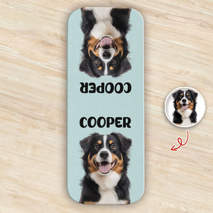 Custom Dog Photo Leather Magnetic Bookmark For Book Lovers, Dog Lovers CH07 899520
