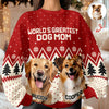 Custom Photo World's Greatest - Personalized Ugly Sweater For Dog Lovers LM32 895561