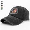 Personalized 250 Years Of Freedom With Dog Washed Denim Baseball Cap HO82 901232
