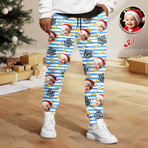 Custom Photo Funny Banana Best Dad Ever - Personalized Sweatpants HO82 900136