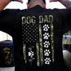 Dog Mom Dad Flag Dark Shirt Personalized Dog Lovers Gift CH07 895872