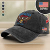 Custom Name God Bless America Patriotic 1776-2026 Eagle Embroidered Baseball Cap HO82 901898
