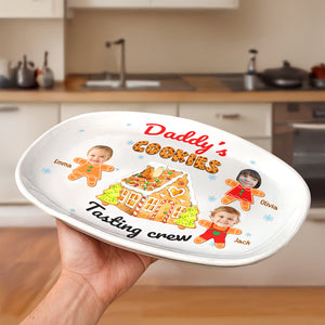 Custom Photo Cookie Tasting Crew Family Platter Christmas Gift For Mom And Grandma CH07 896226