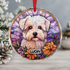 Personalized Dog Portrait Art Glass Ornament Gift For Dog Lovers TH10 896415