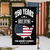 Custom Family Name 250 Years Est 1776 Garden Flag TH10 896671