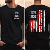 Custom Name America 250th 1776-2026 Back & Front Dark Shirt TH10 169063