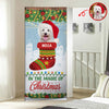 Custom Photo In The Magic Of Christmas Dog Door Cover HO82 900272