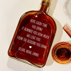 We Love You From The Reasons You Drink For Dad Whiskey Bottle TH10 894047