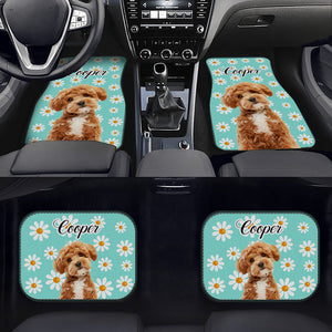 Custom Dog Photo With Icon Car Floor Mat For Dog Lovers TH10 894363