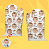 Custom Face Portrait Cake Pattern Oven Mitt TH10 894415
