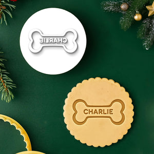 Custom Dog Name With Bone Cookie Stamp For Pet Lover TH10 898027