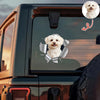 Custom Dog Photo Car Window Decal Sticker HA75 898160