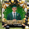 Custom Photo Congrats Graduation Class Of 2026 Balloons Backdrop HO82 902032