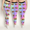 Custom Photo With Bone Pattern Dog Cat Legging HO82 900534