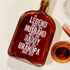 Legend Husband Daddy Grandpa - Family Personalized Whiskey Bottle HA75 892522