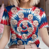 Custom Face And Name Tie Dye 3D Shirt America 250th Flag TH10 169473