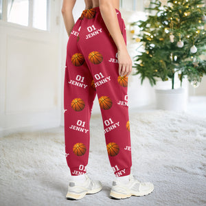 Personalized Custom Name And Number Sweatpants For Basket Ball Lover TH10 896411