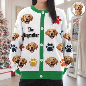 The Dogmother - Custom Dog Cat Photo Cardigan Gift For Dog Cat Lovers CH07 899728