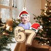 Custom Photo Six Seven Gen Alpha Humor Acrylic Ornament HO82 900704