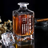 Personalized Name American 1776–2026 Flag Decanter HA75 920268