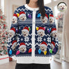 Custom Funny Photo Xmas Leds Cardigan Gift For Dog Lover HO82 900264
