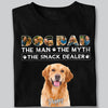 Dog Dad The Man The Myth The Snack Dealer Custom Photo Dog Dad Shirt CH07 895890