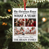 Custom Photo What A Year Acrylic Ornament For Family TH10 894437