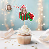 Custom Photo Baby Santa Claus Christmas Cupcake Toppers Xmas Decor HA75 897262