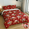 Custom Funny Family Face With Christmas Pattern Quilt Bedding Set HA75 898244