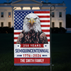 250th Anniversary Semiquincentennial Eagle Personalized Garden Flag HA75 898778