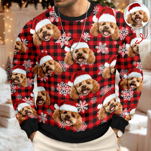 Custom Funny Dog Face Ugly Sweater Christmas Gift HA75 897092
