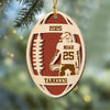 Personalized Football Player 2-Layer Wooden Ornament For Sport Lovers CH07 899466