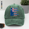 Legend, Husband, Dad And Grandpa Washed Denim Baseball Cap For Dad TH10 894269