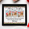 Custom Dog Photo Merry Christmas Picture Frame For Dog Mom CH07 896438