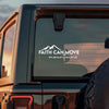 Faith Can Move Mountains God Gift Car Window Decal Sticker LM32 897459