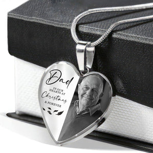Custom Photo Always In Our Hearts At And Forever Memorial Necklace LM32 897505