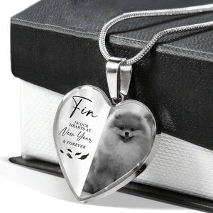 Custom Photo Always In Our Hearts At And Forever Memorial Necklace LM32 897505