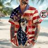 Custom Dog Photo American Patriot Hawaii Shirt TH10 898875