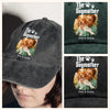 Custom Photo Dog Mother Father Washed Denim Baseball Cap HA75 897686
