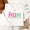 This Mommy Wears Her Heart on Her Sleeve Personalized Printed Sweatshirt HA75 892202