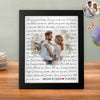 Custom Photo Song Lyrics Wall Picture Frame Valentine Day Gift For Wife Husband LM32 897729