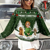 3D Effect Merry Christmas Unisex Ugly Sweater Personalized Gift For Dog Lovers HO82 900146