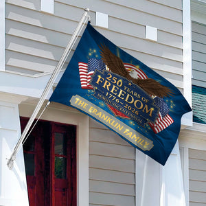 Personalized Family Name 250 Years Of Freedom Semiquincentennial Banner House Flag TH10 898423
