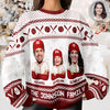 Custom Funny Photo Baseball Family Christmas Ugly Sweater For Sport Lovers LM32 895809