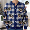 Custom Photo Christmas Ugly Cardigan Gift For Dog Lover CH07 899832