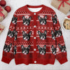 Custom Funny Photo May Your Christmas Be Hairy And Bright Cardigan HO82 900274