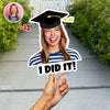 Custom Graduation Photo I Did It Face Fan Class Of 2026 HO82 901926