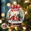 Custom Family Photo Merry Christmas - Personalized Acrylic Ornament CH07 899796